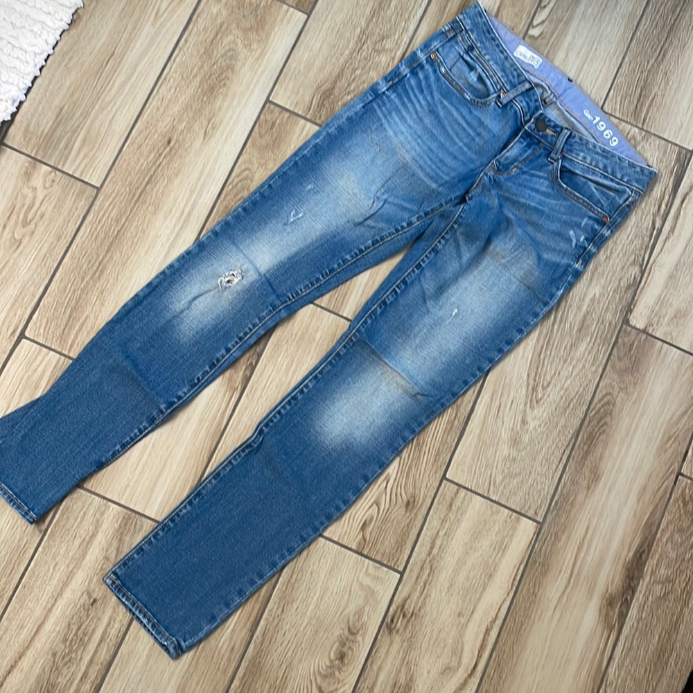 GAP always skinny light wash jean